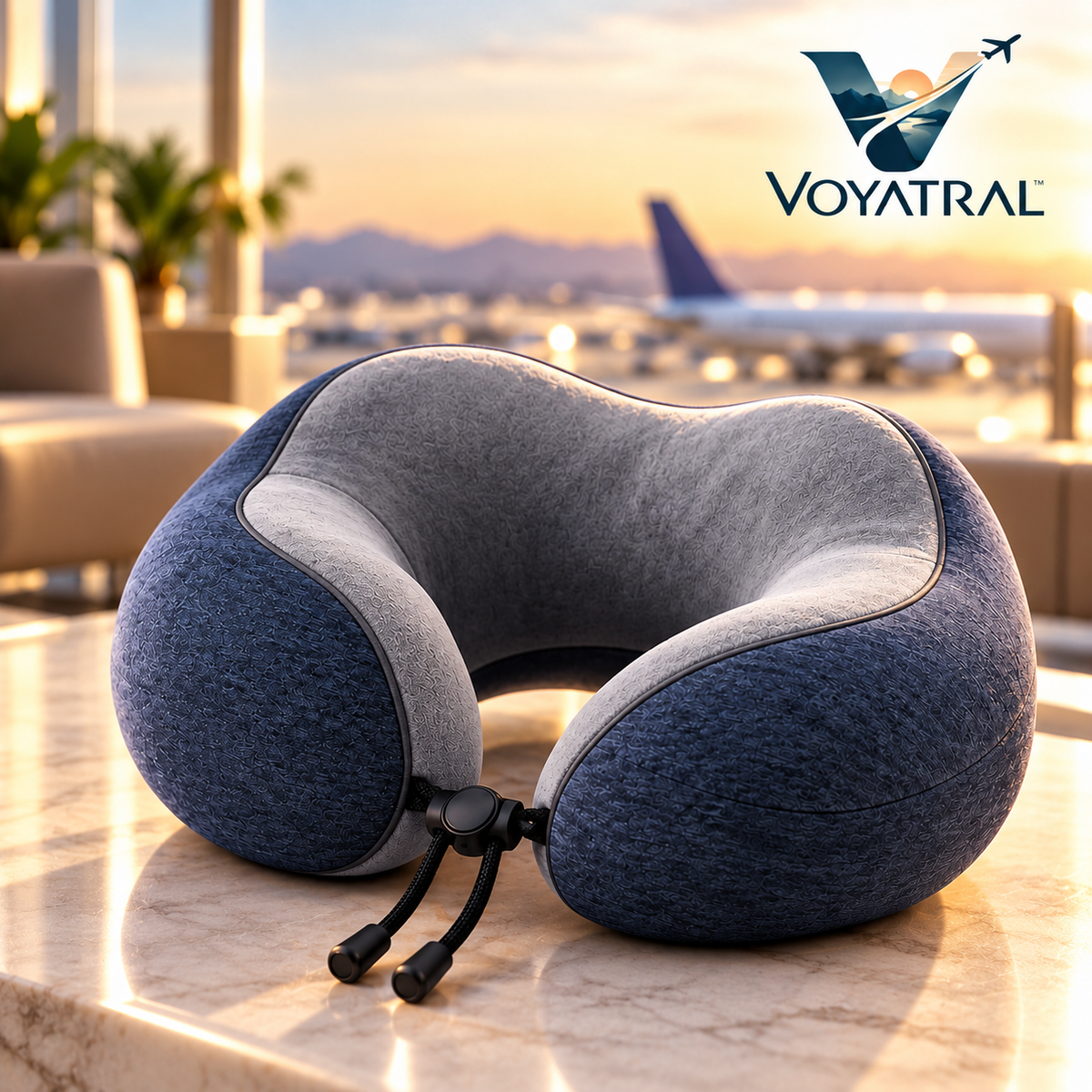Voyatral™ Ergonomic Travel Neck Pillow for Comfortable Journeys