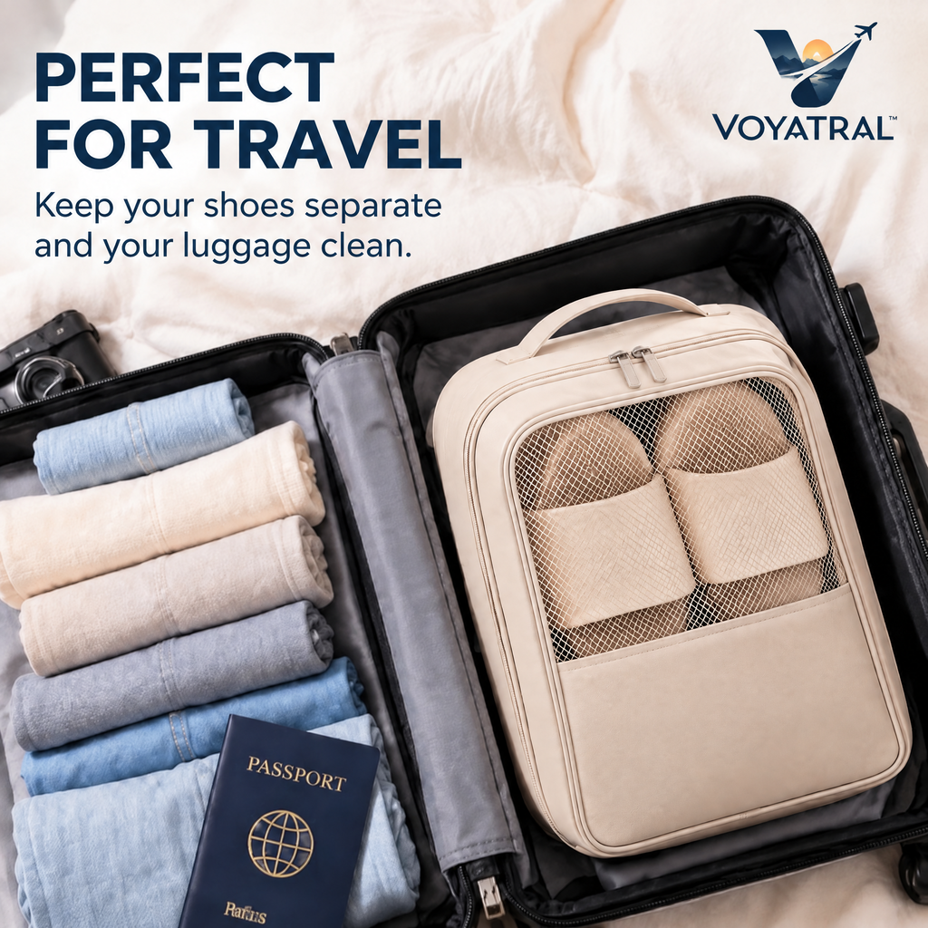 Voyatral™ Travel Shoe Bag for Clean and Organized Packing
