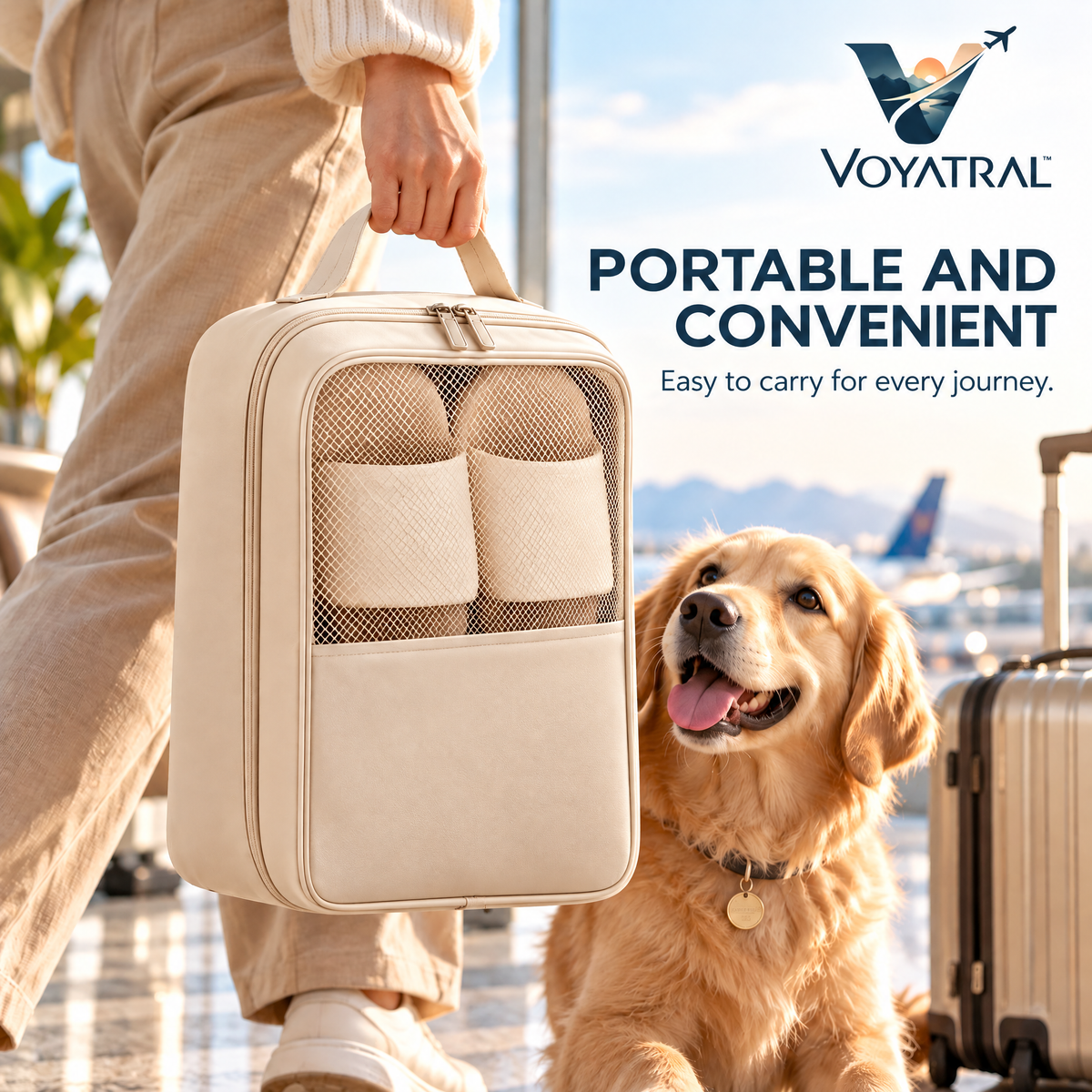 Voyatral™ Travel Shoe Bag for Clean and Organized Packing