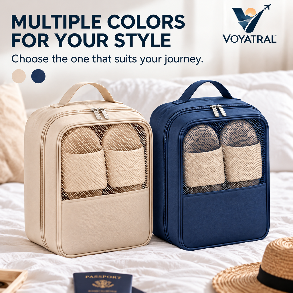 Voyatral™ Travel Shoe Bag for Clean and Organized Packing