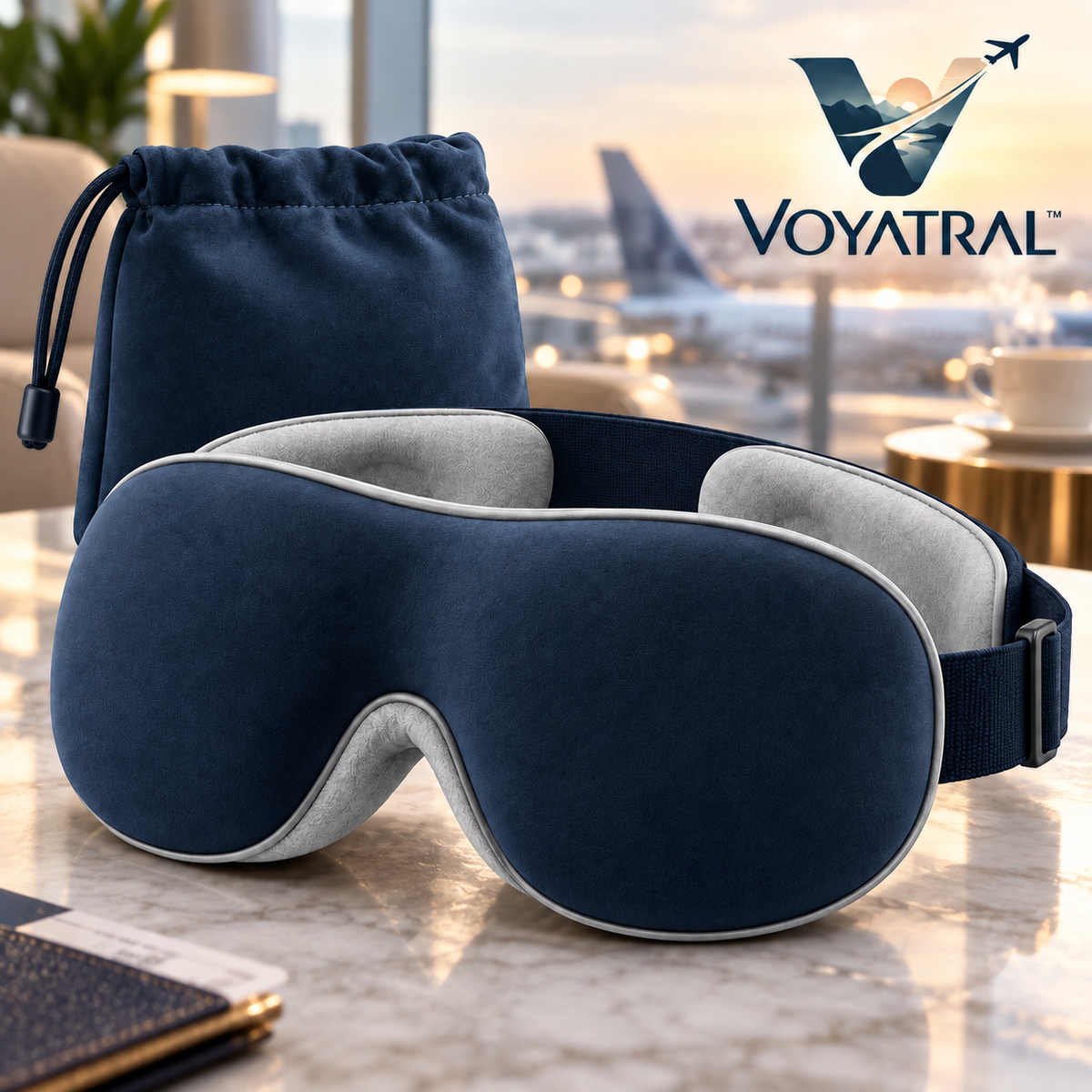 Voyatral™ Sleep Mask for Travel and Relaxation