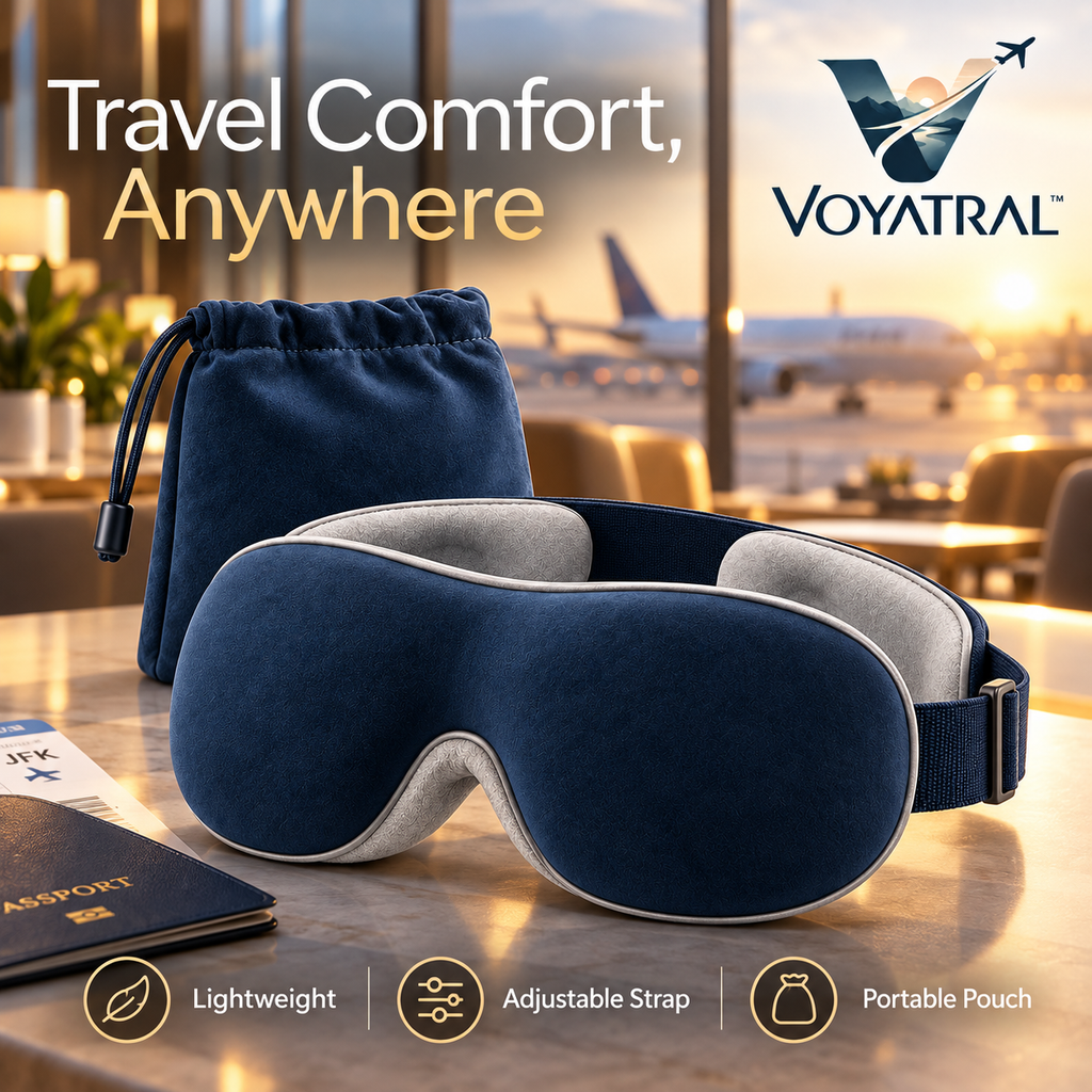 Voyatral™ Sleep Mask for Travel and Relaxation