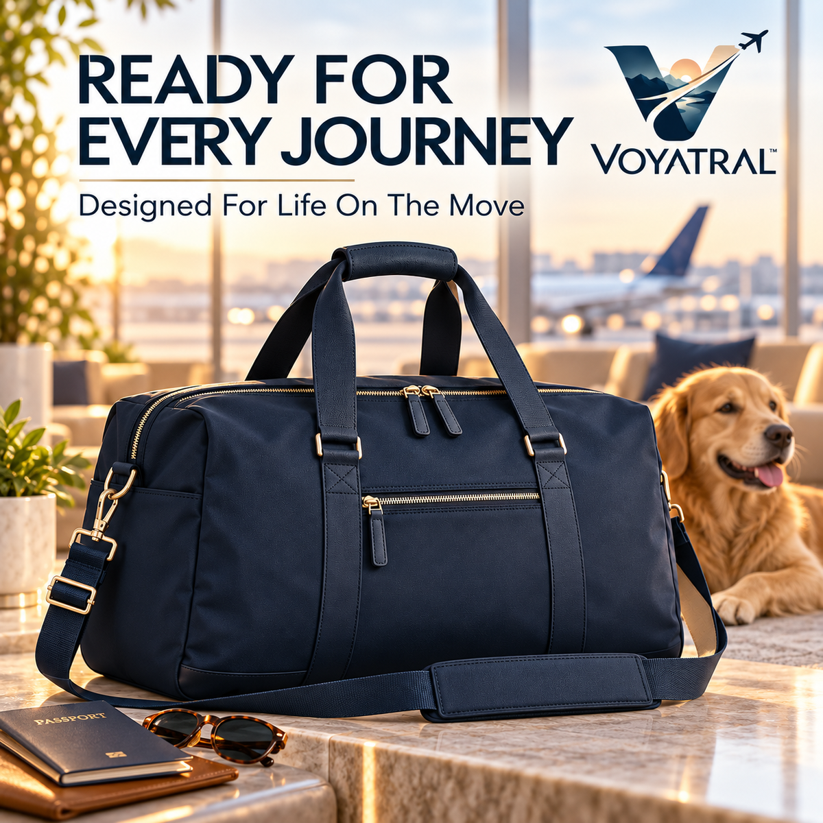 Voyatral™ Travel Duffel Bag for Weekend Trips and Adventures