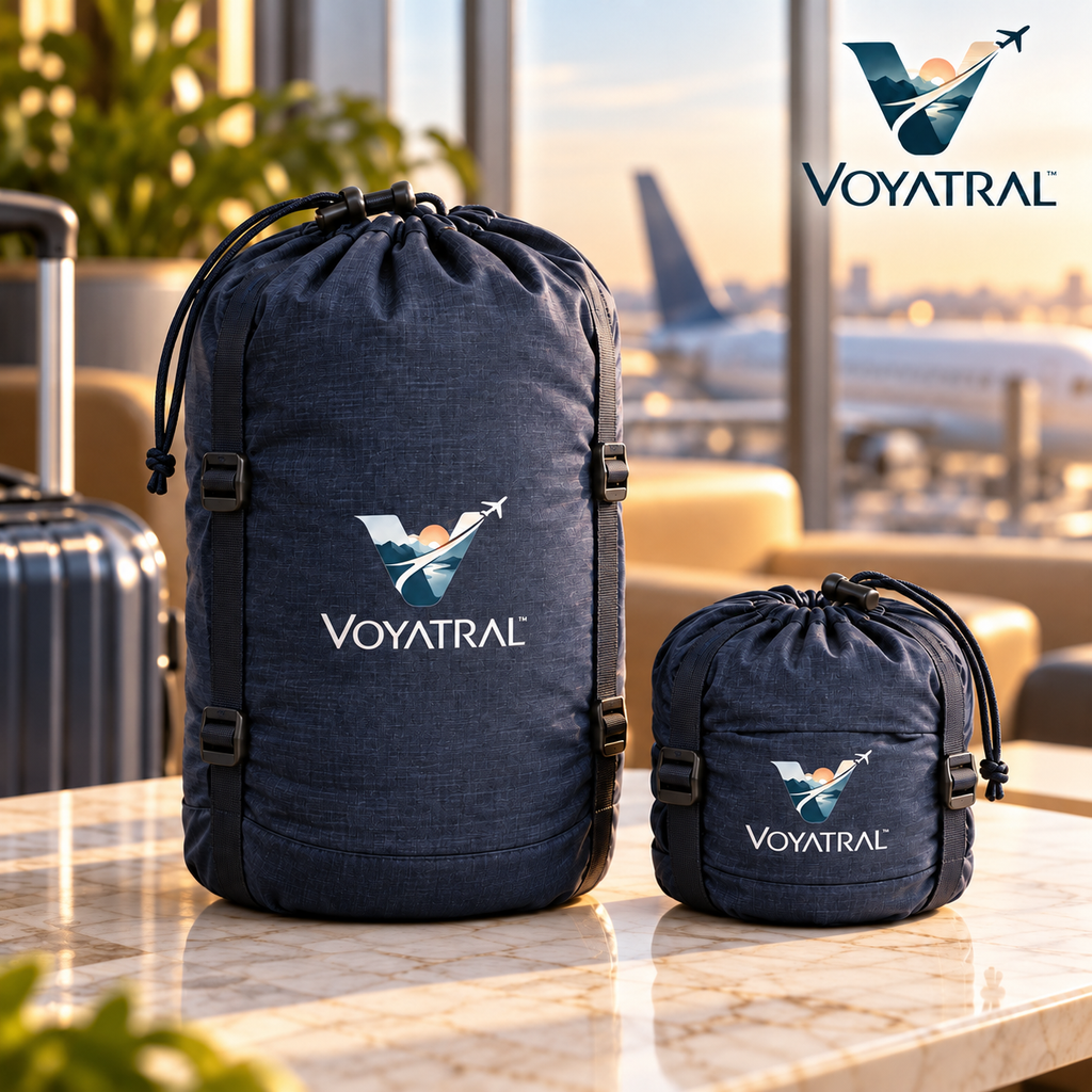 Voyatral™ Compression Packing Bags for Space Saving Travel Storage