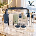 Voyatral™ Travel Bottle Set for Toiletries and Personal Care