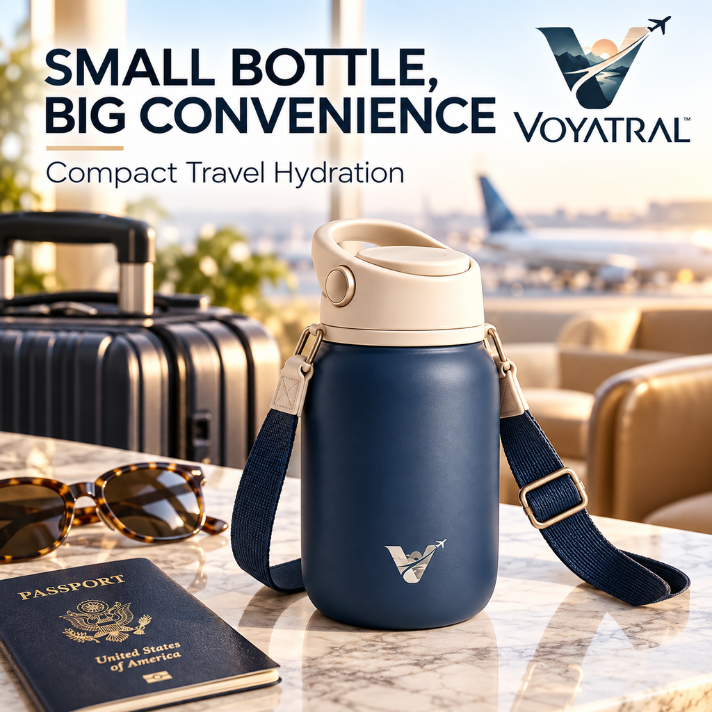 Voyatral™ Portable Water Bottle for Travel and Outdoor Activities