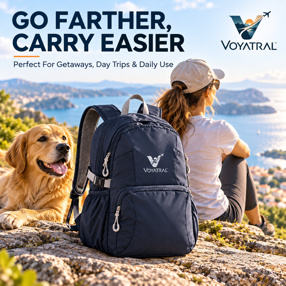 Voyatral™ Foldable Backpack for Travel and Exploration