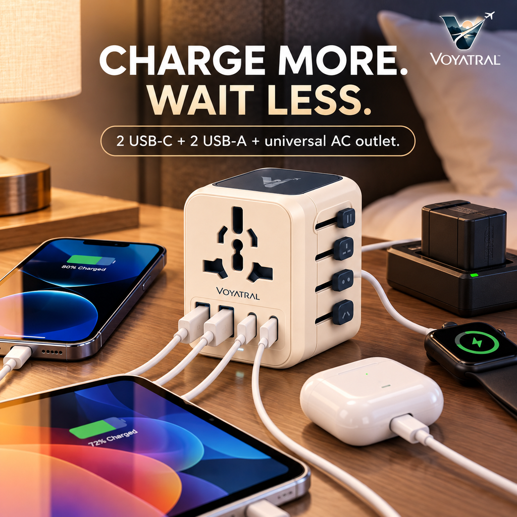 Voyatral™ Universal Travel Adapter for International Trips