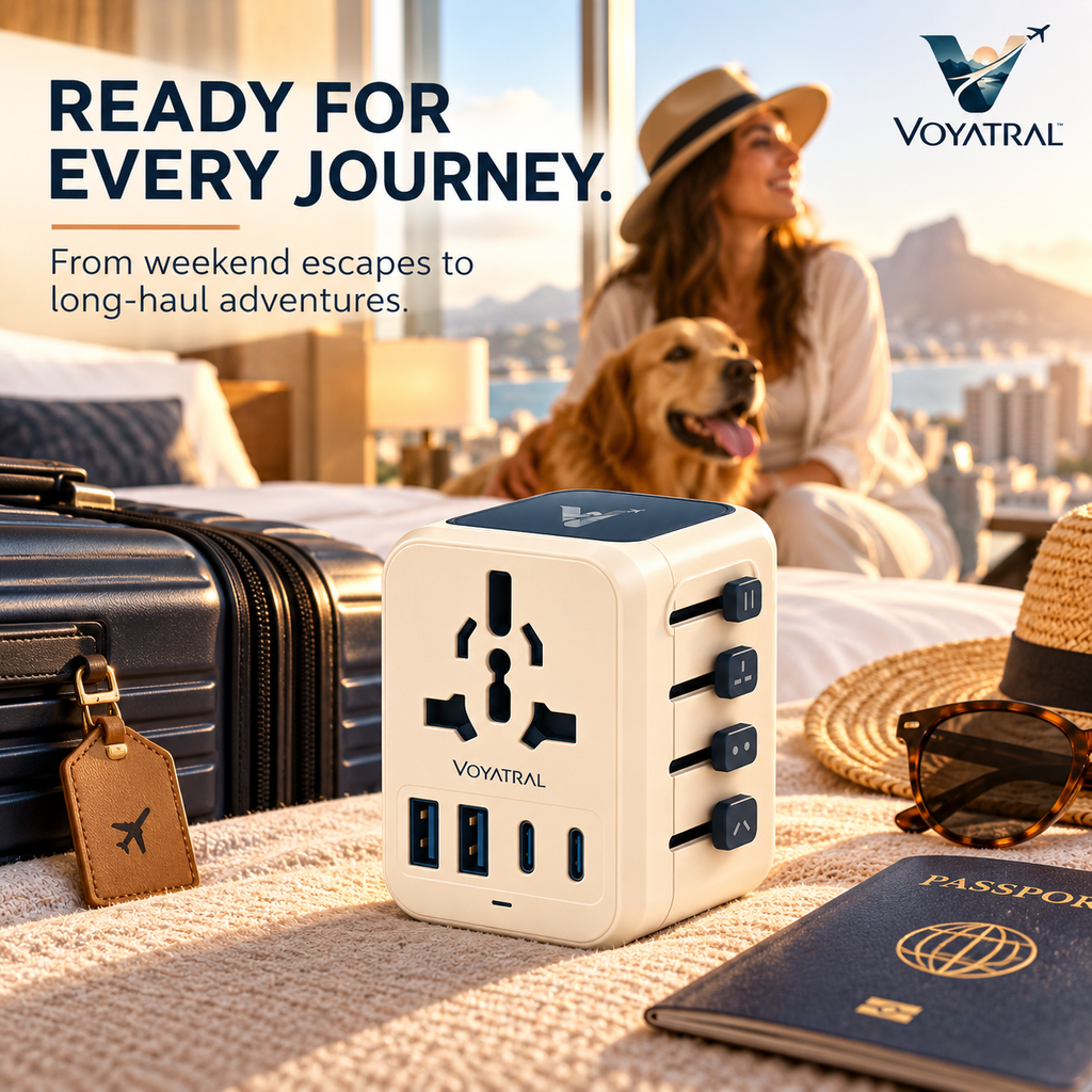 Voyatral™ Universal Travel Adapter for International Trips